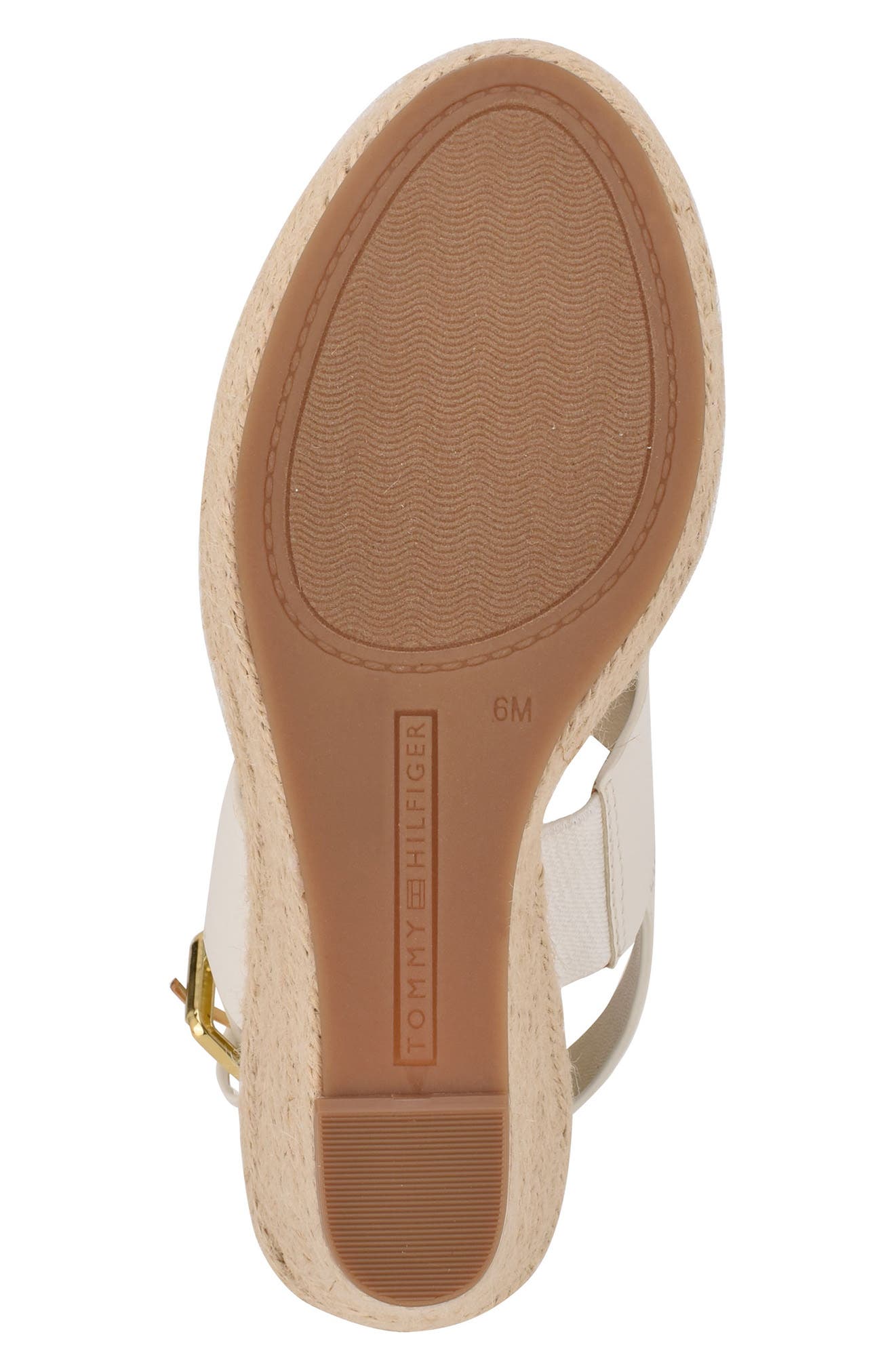 Tommy Hilfiger Kahdy Espadrille Wedge Sandal, Alternate, color, White 140