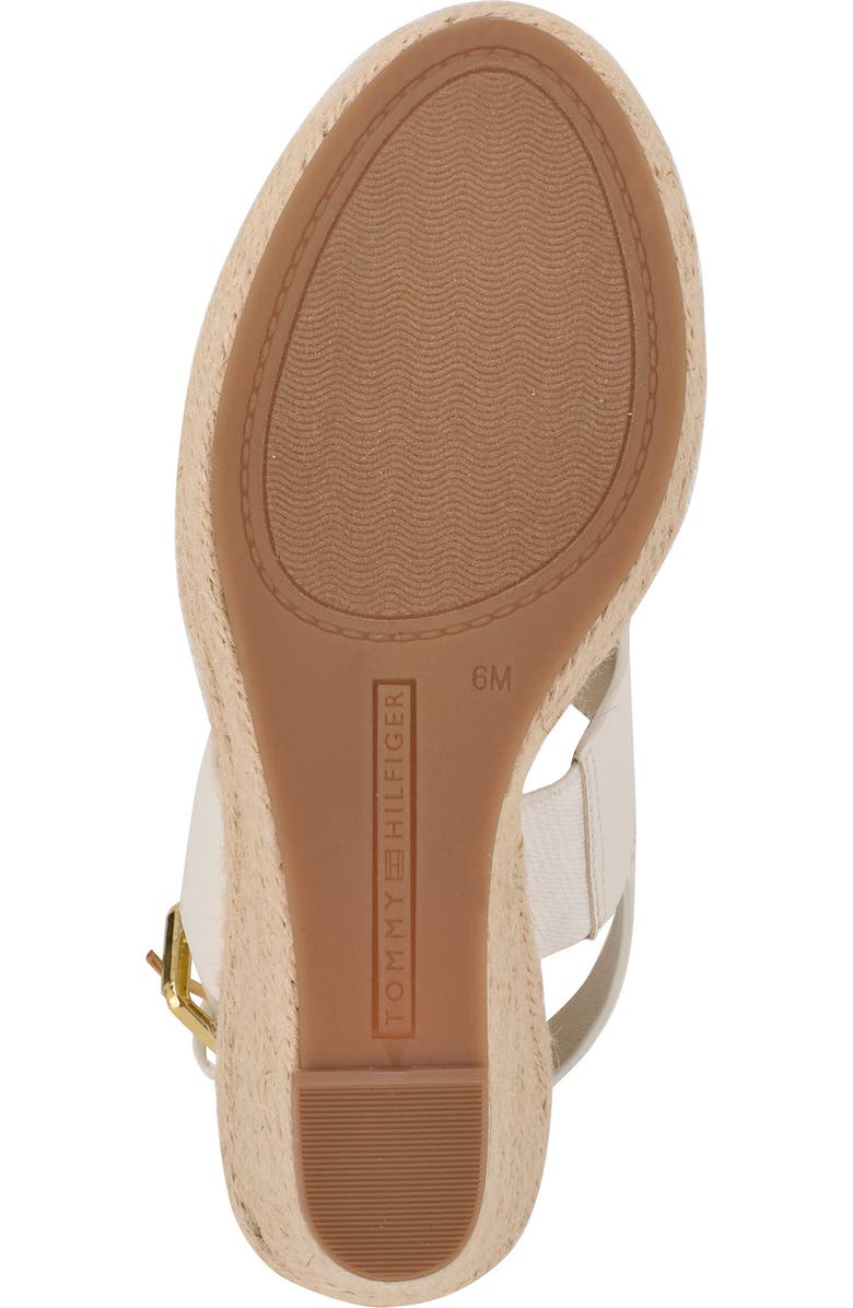 Tommy Hilfiger Kahdy Espadrille Wedge Sandal, Alternate, color, White 140