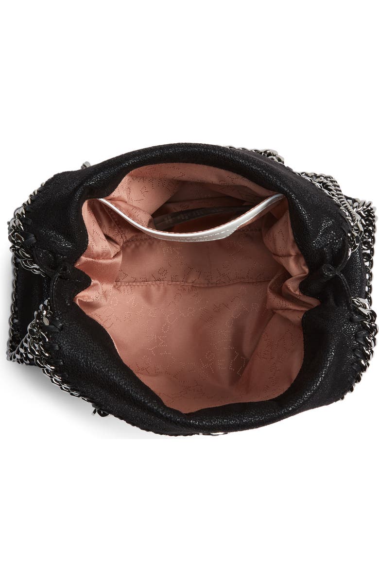 Stella McCartney x Ed Curtis Shared 3 Mini Falabella Embroidered Logo Faux Leather Tote, Alternate, color,