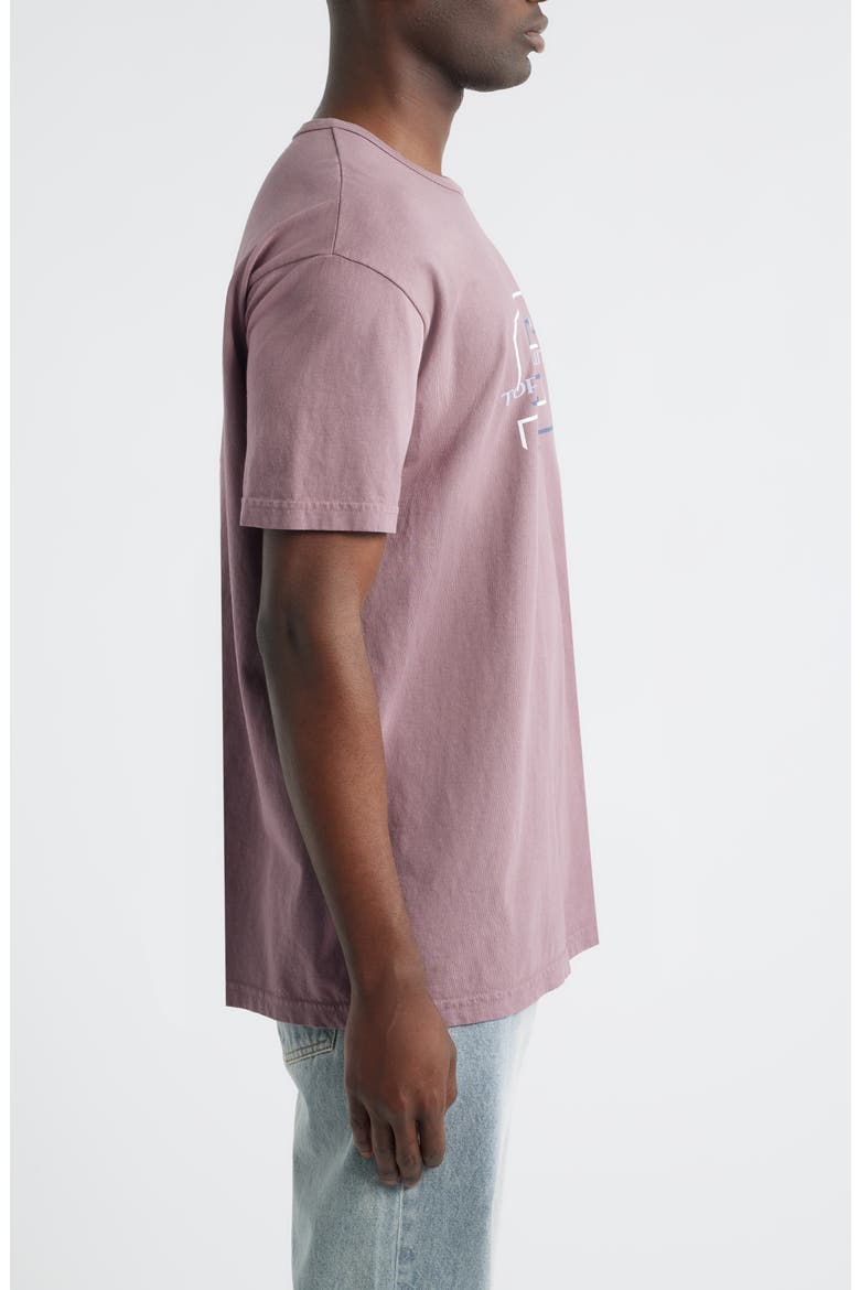 Imprint Cotton Graphic T-Shirt, Alternate, color, MAUVE