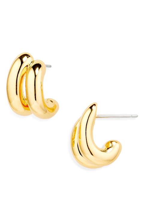 Mini Florence Double Hoop Earrings