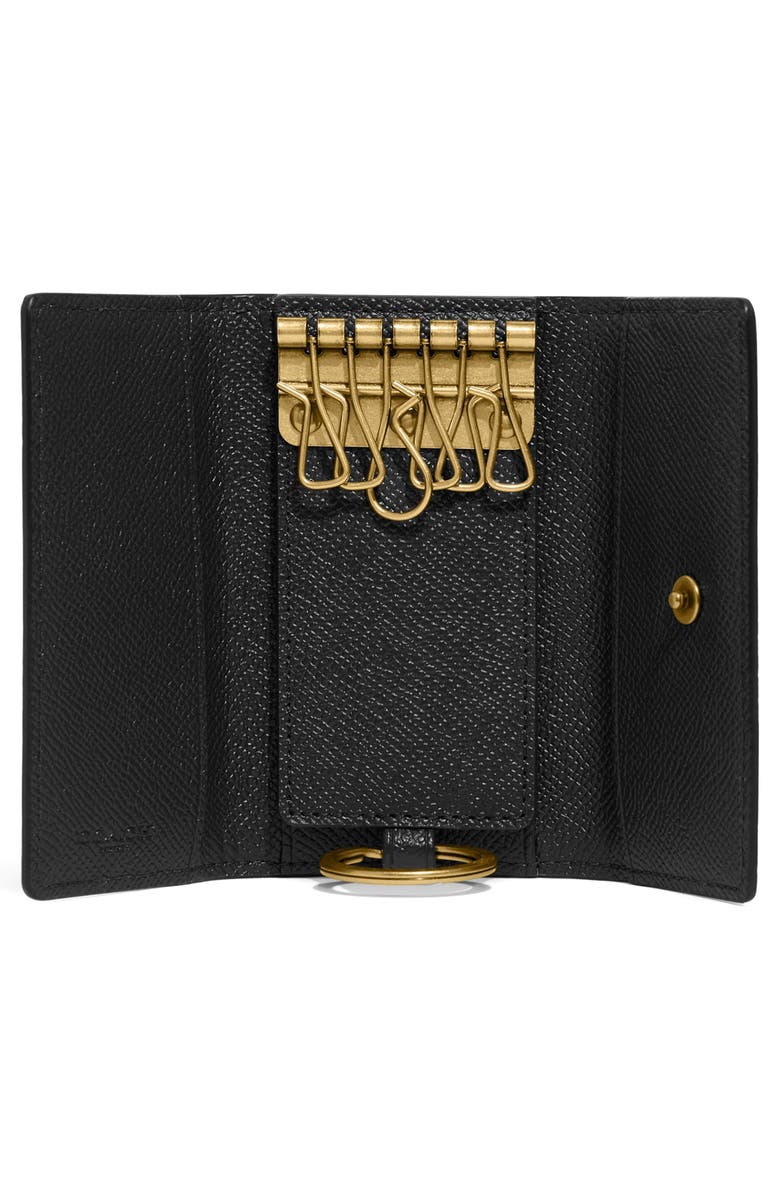 COACH Crossgrain Leather 6-Ring Key Case | Nordstrom