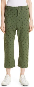 THE GREAT. The Ranger Crop Cotton Pants