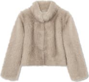 LK Bennett Noah Faux Fur Coat