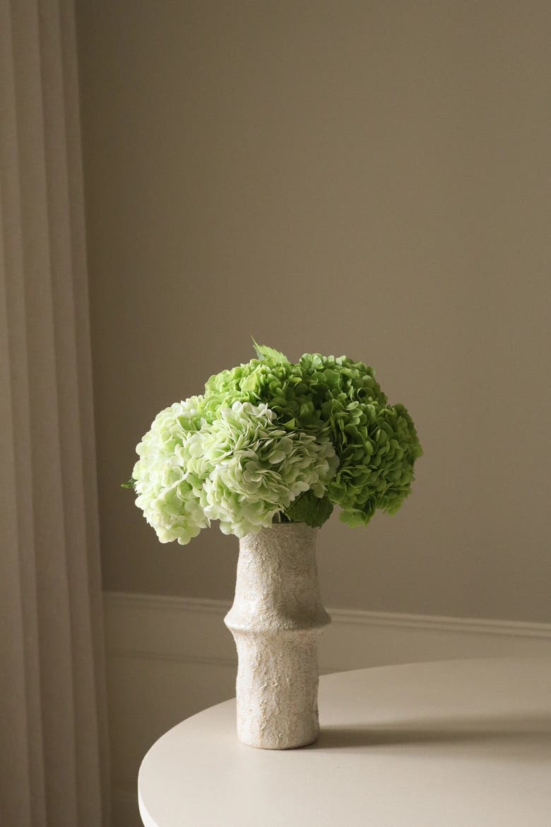 Green Hydrangea Bouquet, Alternate, color, Green
