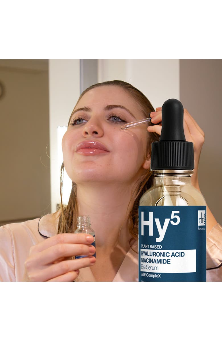 DR BOTANICALS Hyaluronic Acid 5% 
Niacinamide 5% Eye Serum 15ml, Alternate, color, White