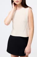 French Connection Mozart Crop Sweater Vest