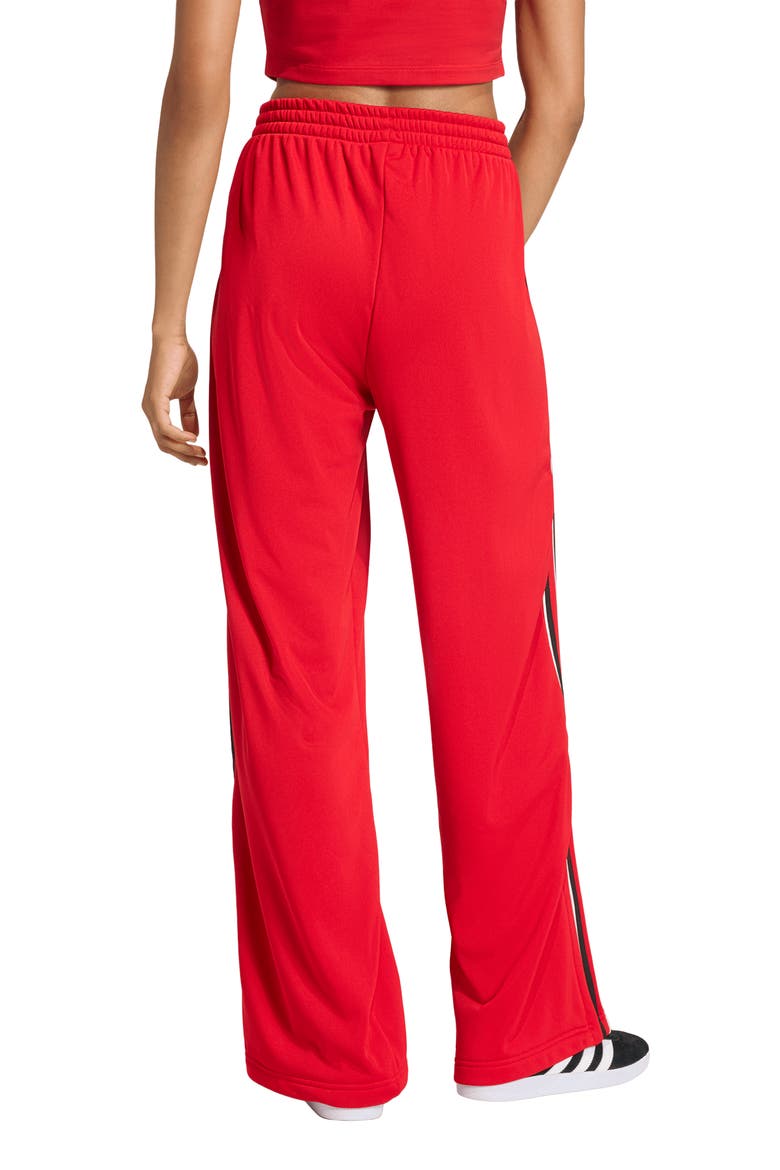 Loose Wide Leg Track Pants, Alternate, color, BETTER SCARLET/ BLACK