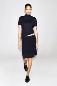 COS Pleated Merino Wool Midi Skirt