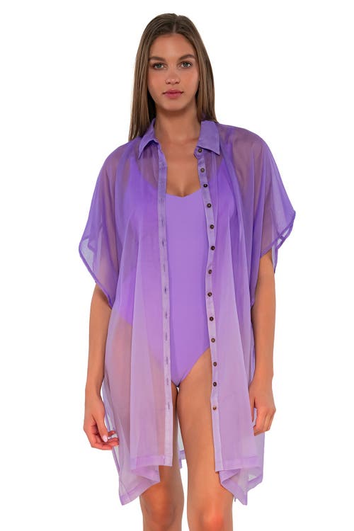 SUNSETS SUNSETS SHORE THING COVER-UP TUNIC