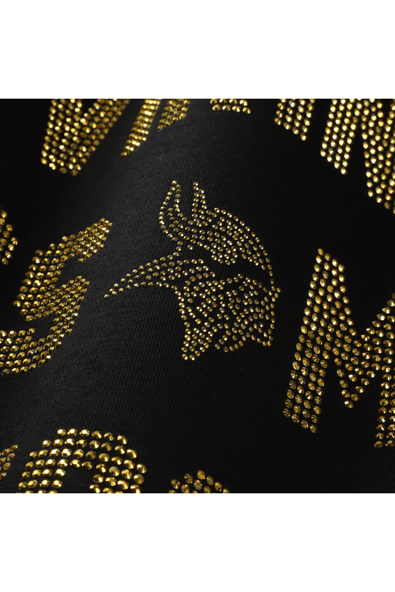 Women's Gameday Couture Black Minnesota Vikings Oversized Hype Era Rhinestone Text Sweatshirt, Alternate, color, Black