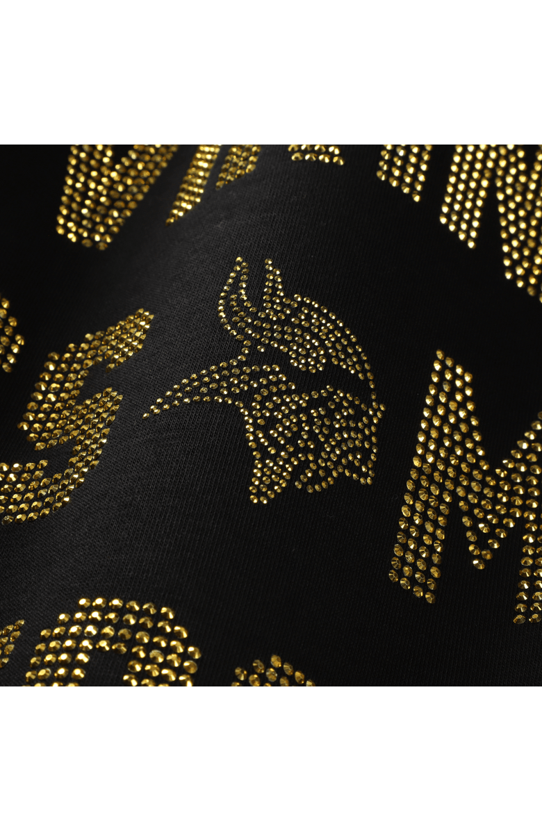 GAMEDAY COUTURE Women's Gameday Couture Black Minnesota Vikings Oversized Hype Era Rhinestone Text Sweatshirt, Alternate, color, Black