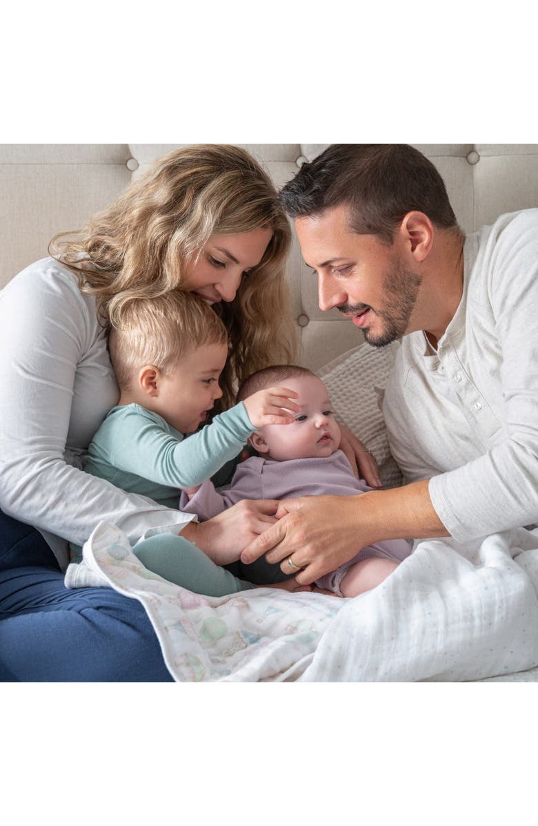 aden + anais Boutique 100% Organic Cotton Muslin Baby Blanket, Alternate, color, Above The Clouds