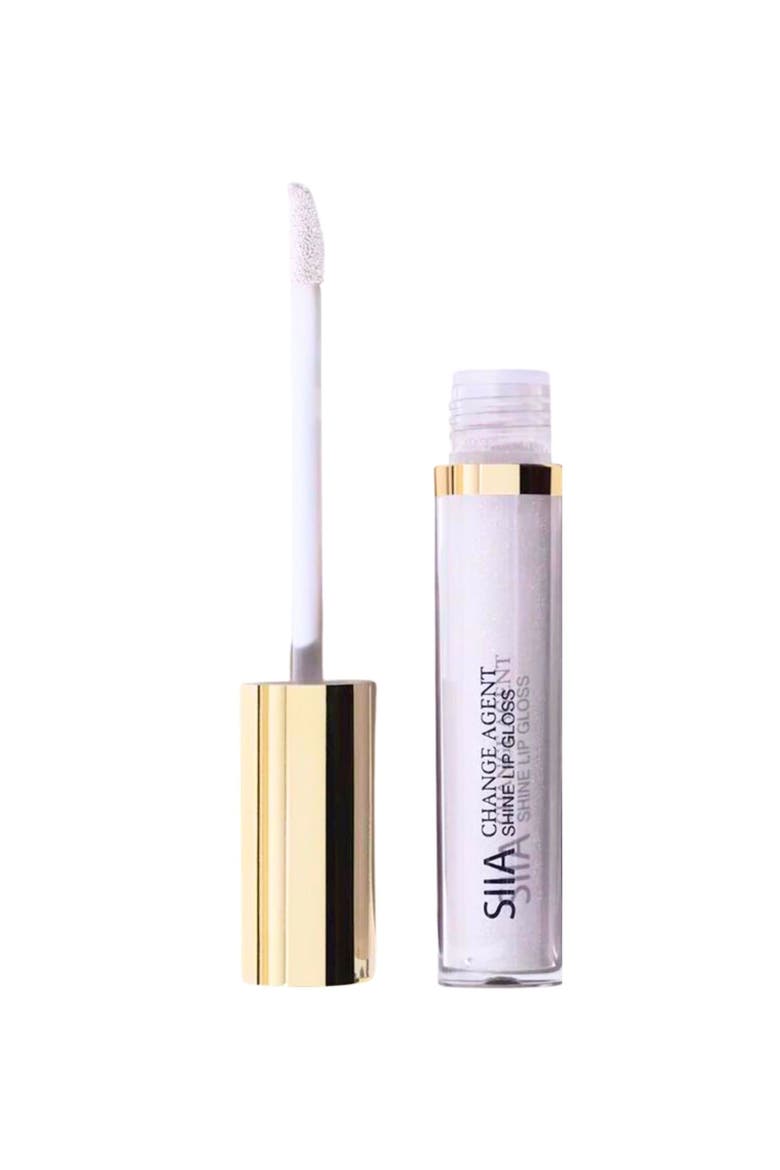 Change Agent Shine Lip Gloss, Main, color, LUSTERING OPAL