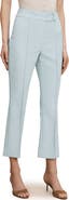 Veronica Beard Dell Pintuck Textured Crop Pants