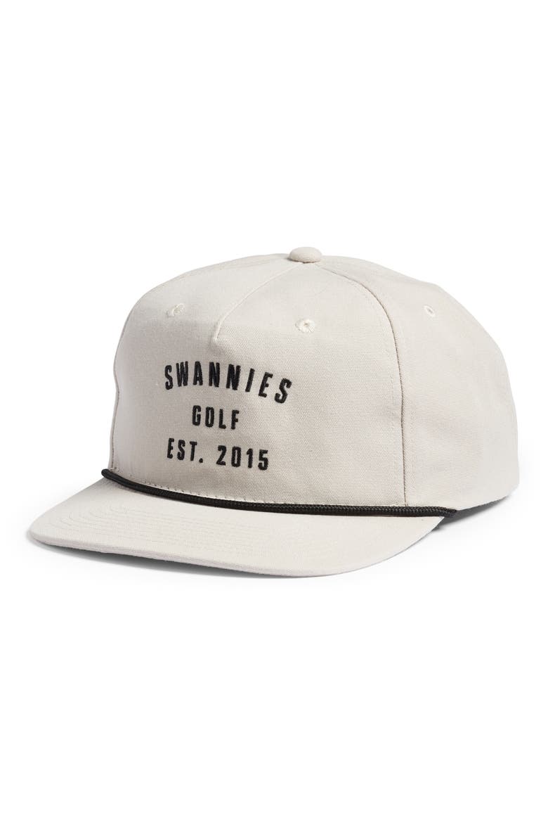 Ashford Rope Style Golf Hat, Main, color, TAN-BLACK