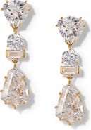 Nadri Luxor Kite Cubic Zirconia Drop Earrings