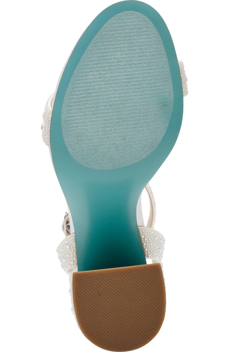 Betsey Johnson Jet Ankle Strap Sandal, Alternate, color, Pearl