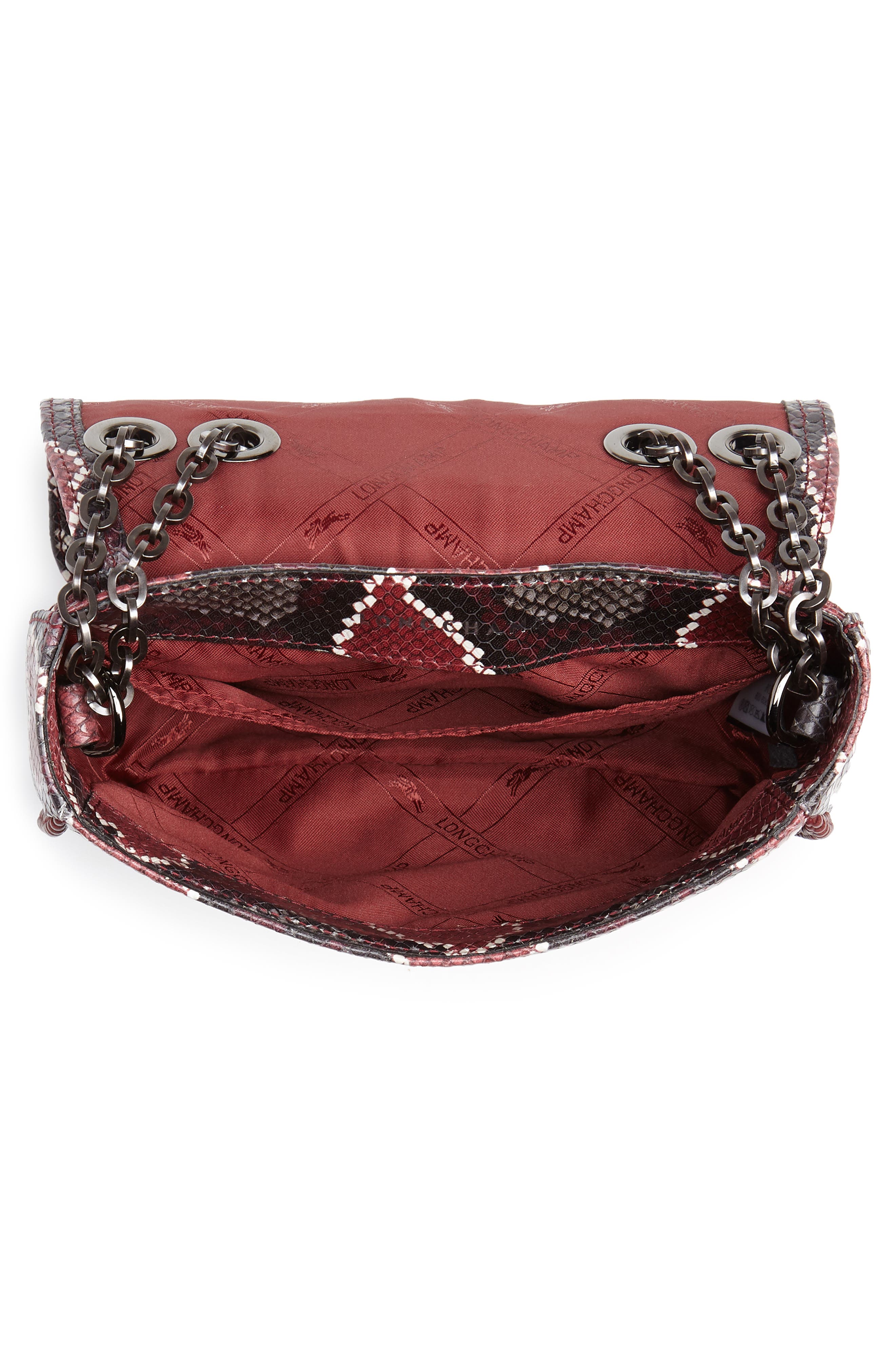 Longchamp Mini Amazone Convertible Leather Crossbody Bag, Alternate, color, 