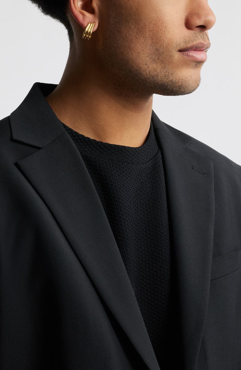 Nordstrom Demi Fine Ridged Triple Hoop Earrings, Alternate, color,