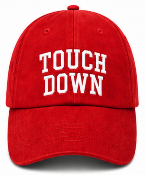 Touch Down Bow Baseball Hat