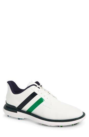 G/fore Gallivan2r G/lock Stripe Golf Shoe In Snow / Multi