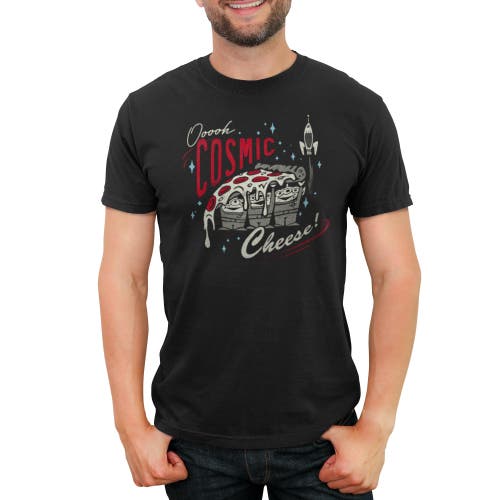 Men's Toy Story Aliens Cosmic Cheese  Graphic T-Shirt in Black  product