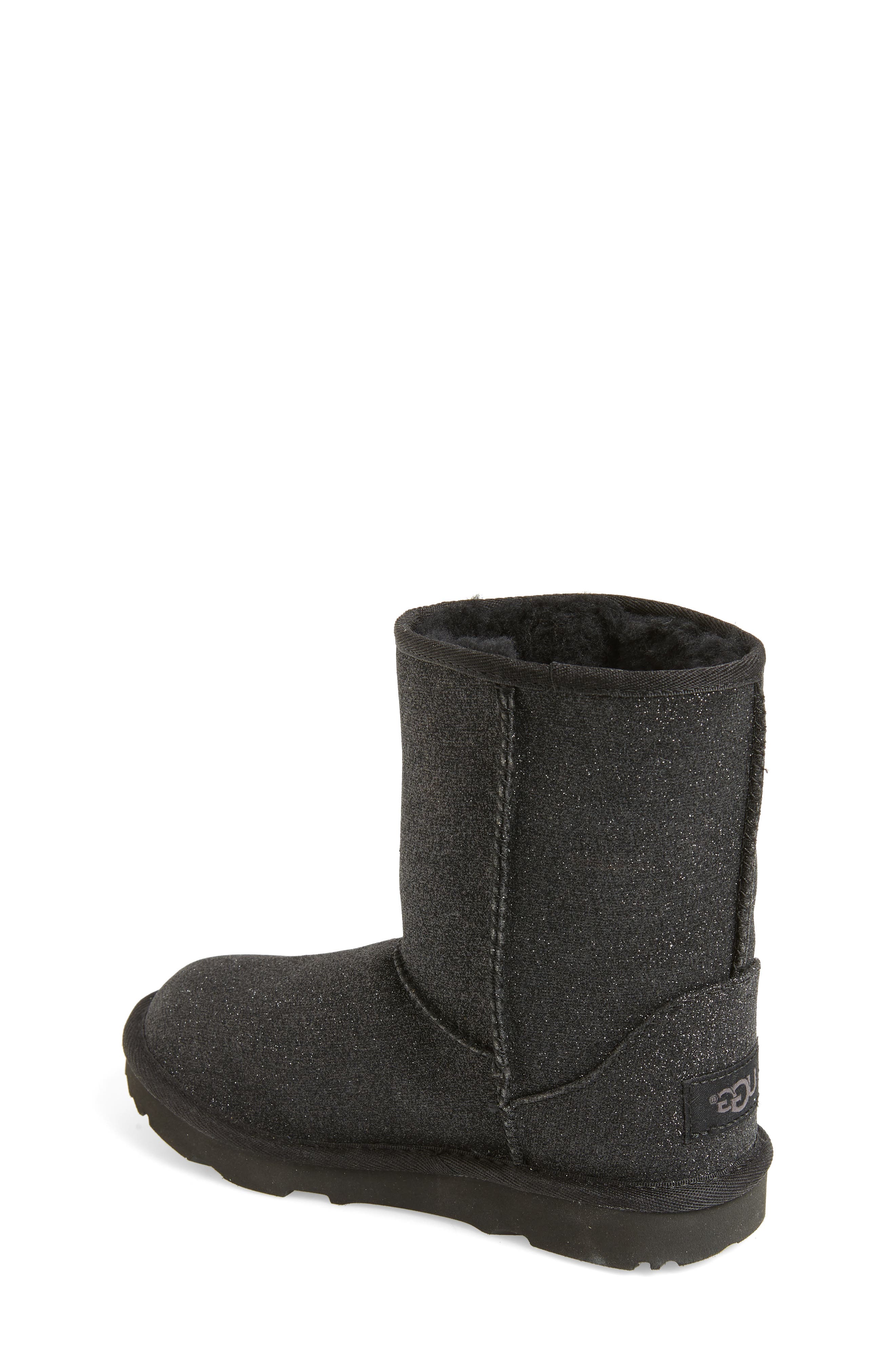 UGG<sup>®</sup> Classic Short II Glitter Boot, Alternate, color, 