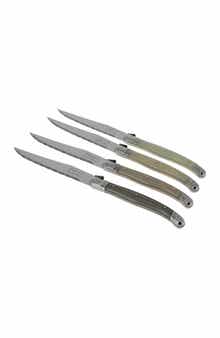 FRENCH HOME Laguiole Neutral Tones Steak Knives - Set of 4