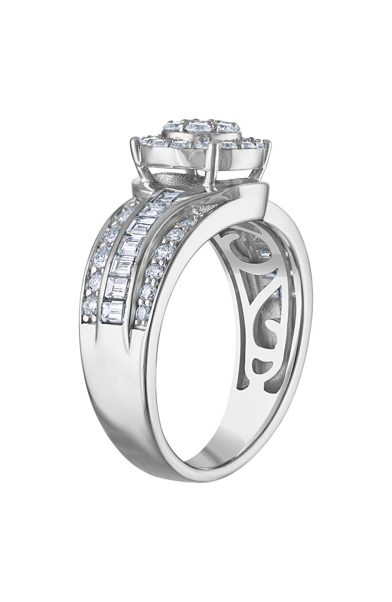 FZN Sterling Silver Lab Grown Diamond Ring, Alternate, color, Silver