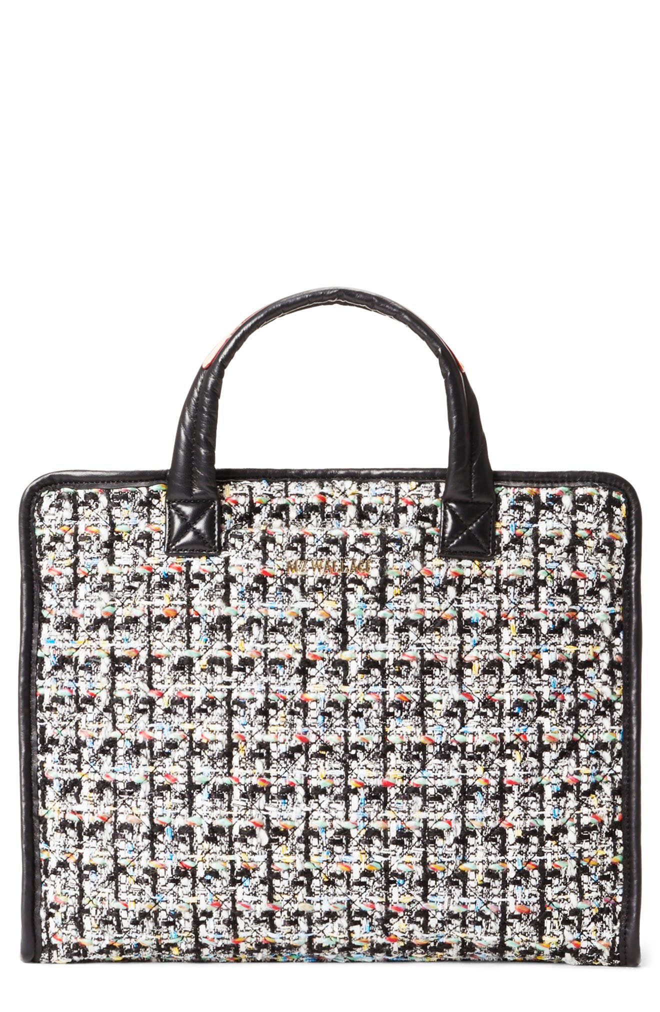 MZ Wallace Medium Bouclé Box Tote, Main, color, 