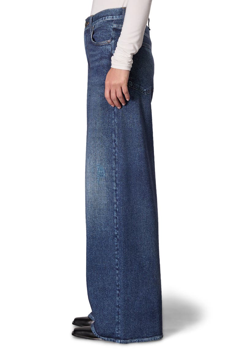 rb Miramar Sofie High Waist Ankle Wide Leg Sweatpant Jeans, Alternate, color, GROVE