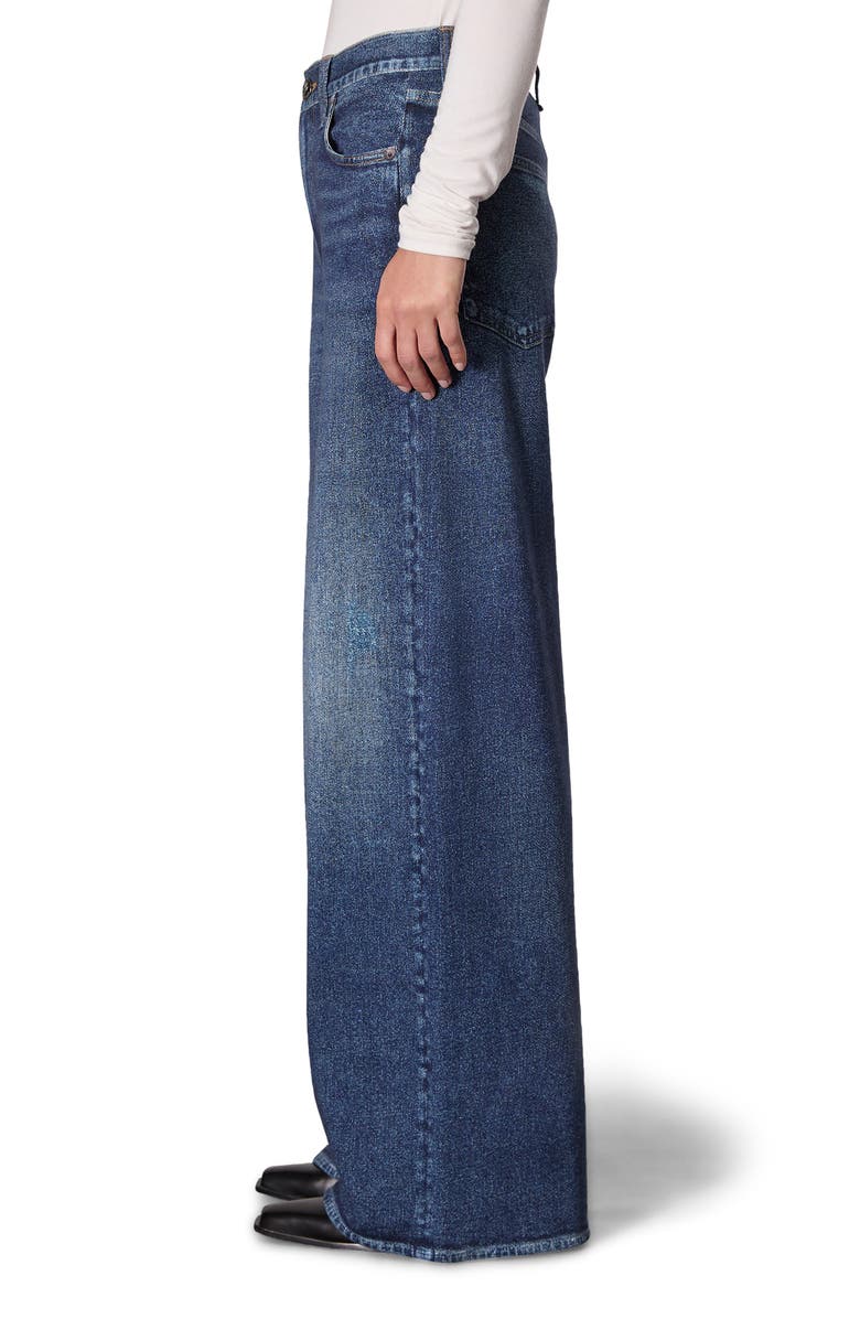 rag & bone rb Miramar Sofie High Waist Ankle Wide Leg Sweatpant Jeans, Alternate, color,