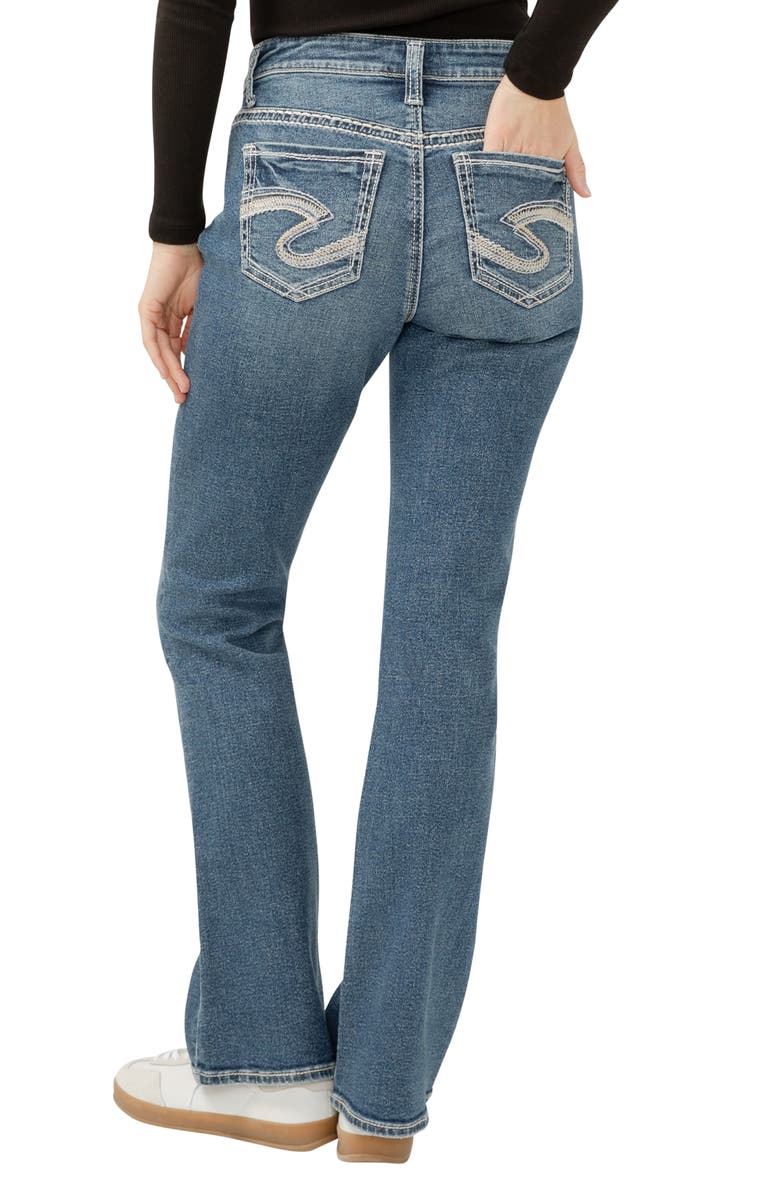 Silver Jeans Co. Elyse Bootcut Jeans, Alternate, color, Sherbrook
