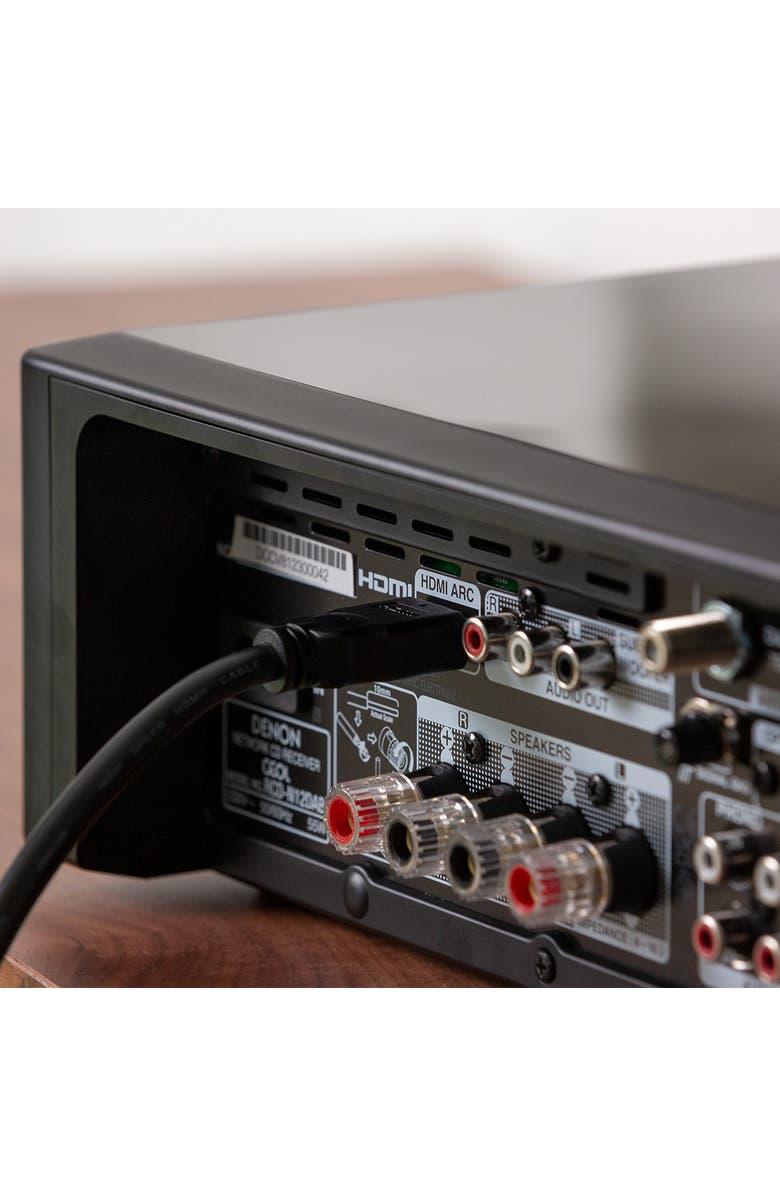 Denon RCD-N12 Network Connected Mini Hi-Fi System, Alternate, color, Black