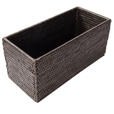 Artifacts Rattan Rectangular Everything Basket