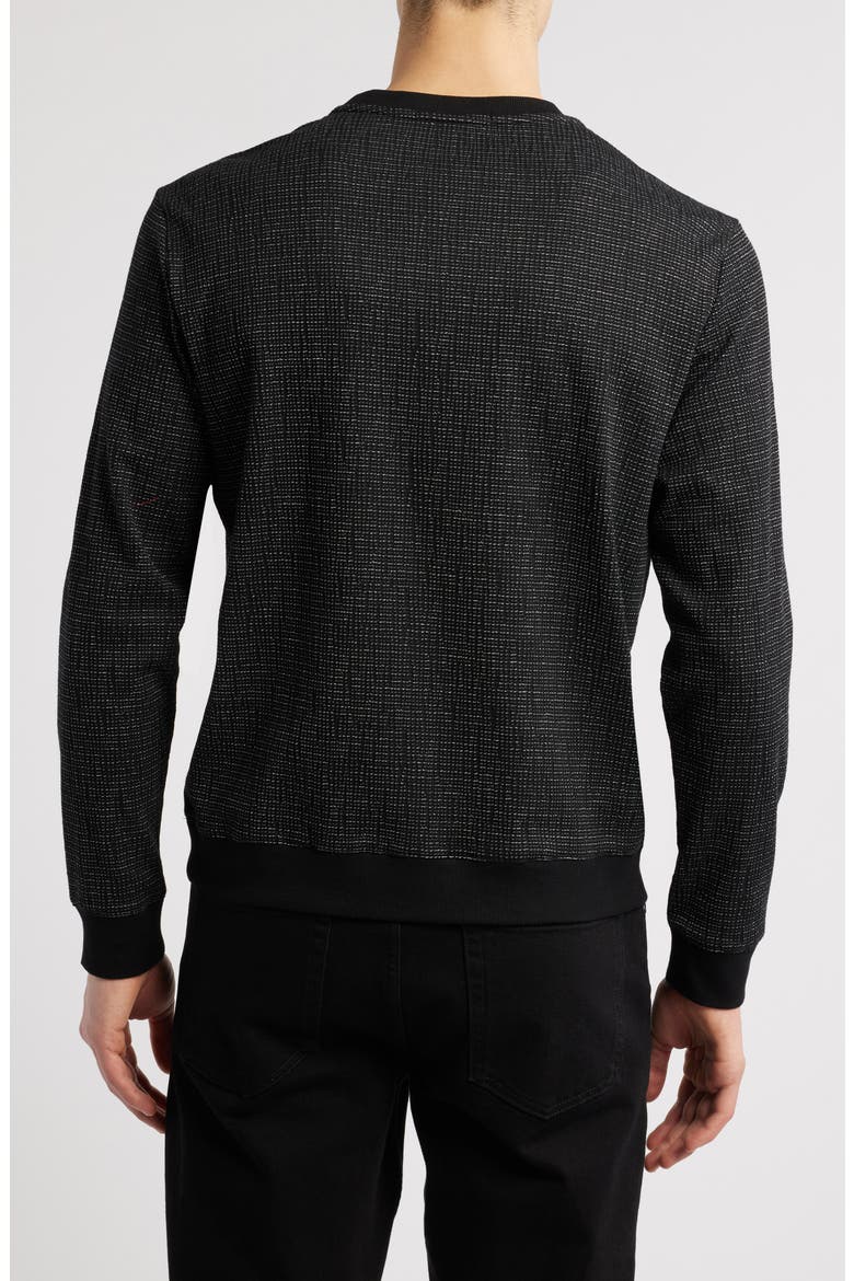 Mawson Crewneck Sweatshirt, Alternate, color, BLACK