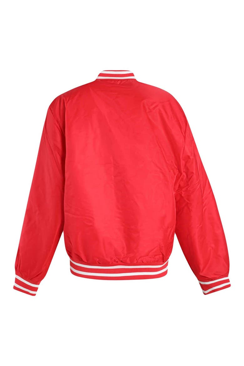 Women's Hype and Vice Red Georgia Bulldogs A-Game Varsity Full-Snap Jacket, Alternate, color, Red