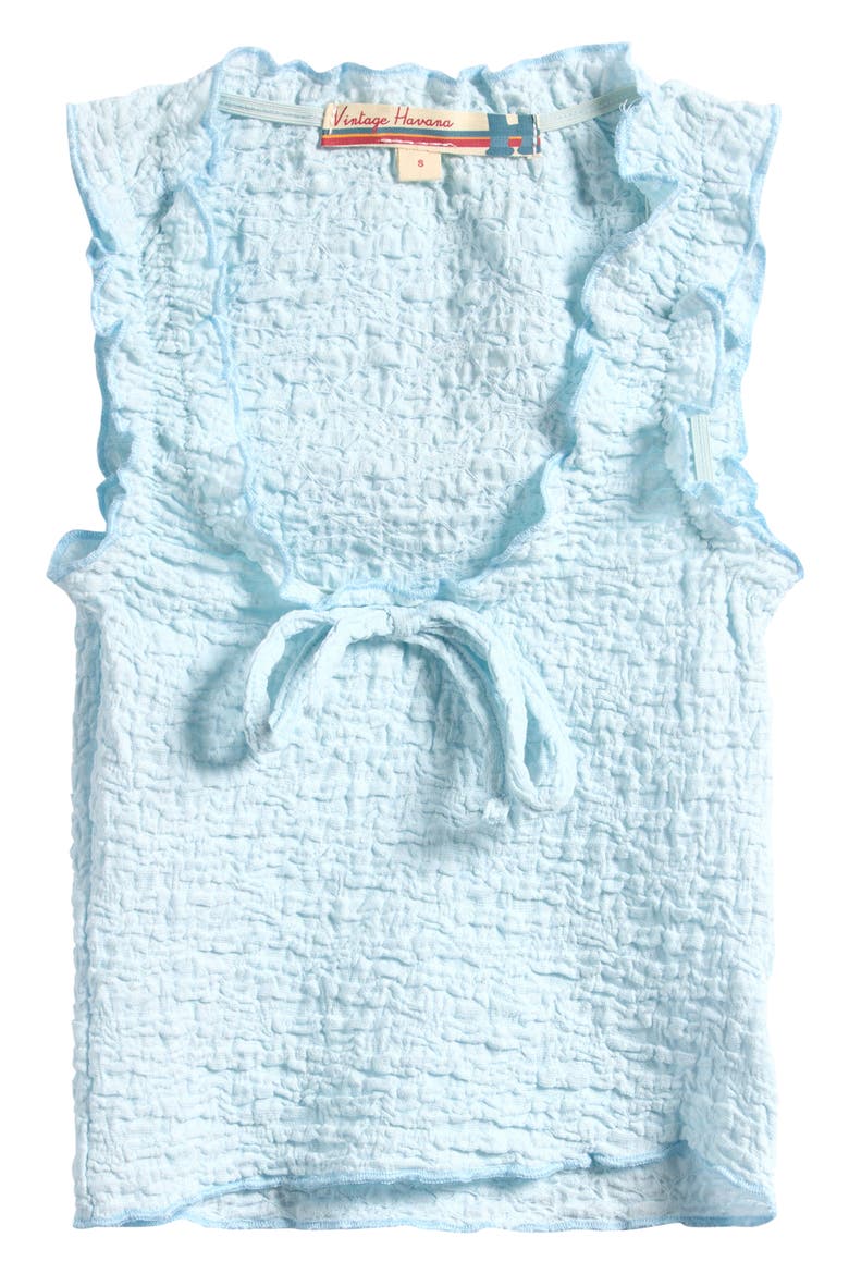 Kids' Smocked Tank Top, Main, color, BLUE