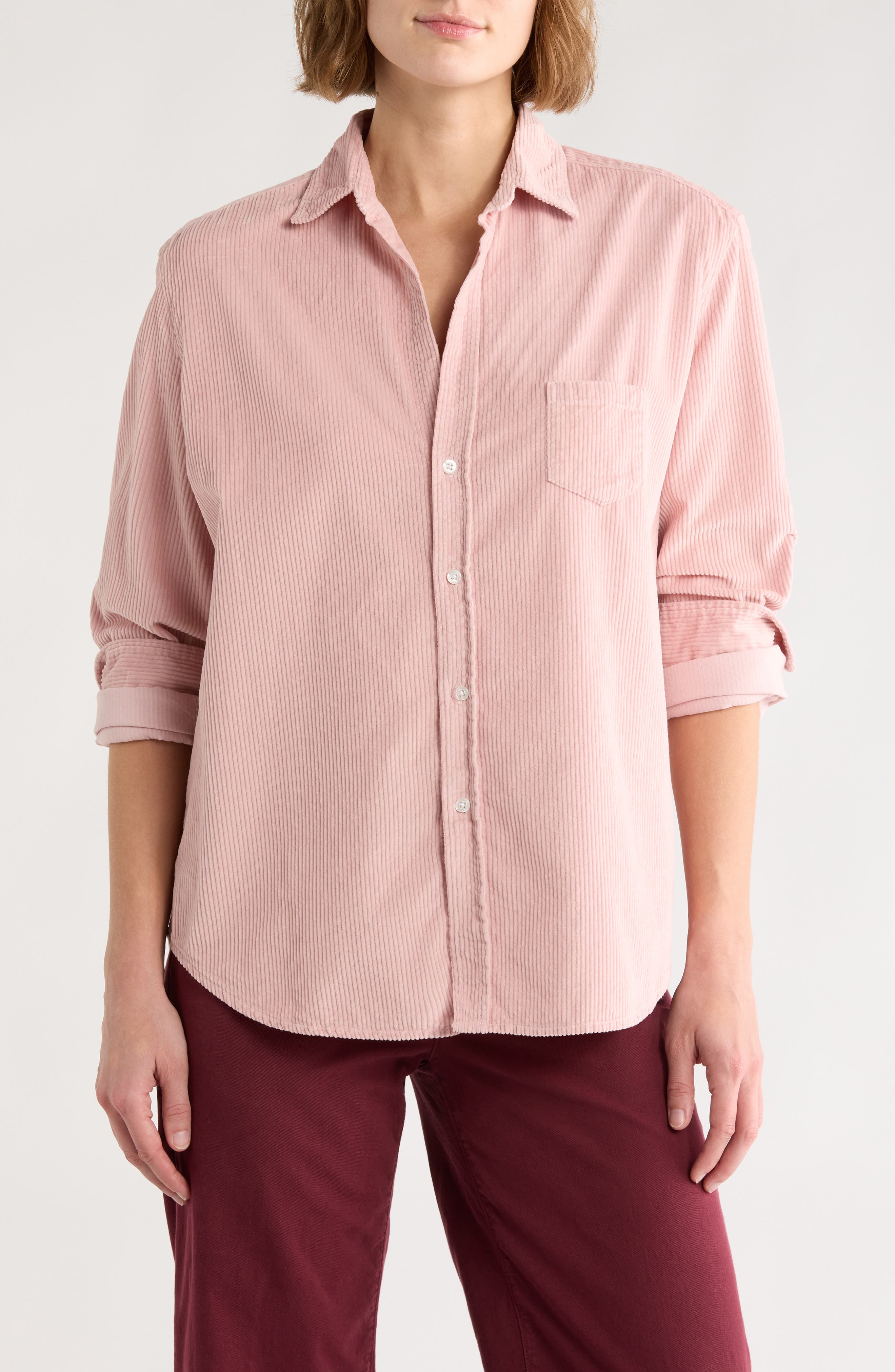 Frank & Eileen Barry Tailored Fit Corduroy Button-Up Shirt