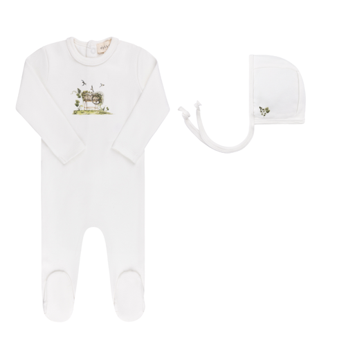 Ely's & Co. Watercolor Cradle Collection In White