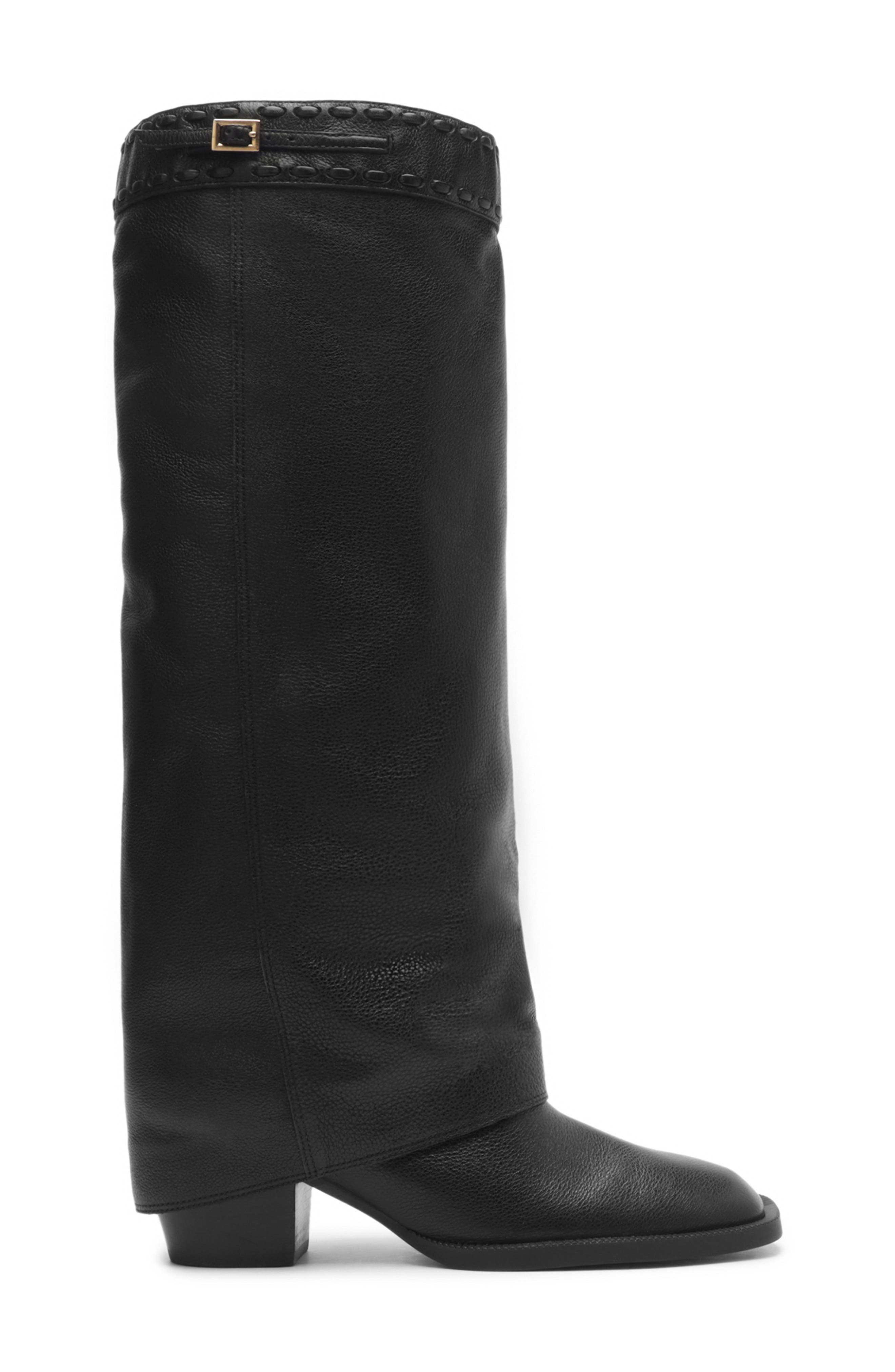 Arezzo Beatrice Knee High Boot, Alternate, color, Black
