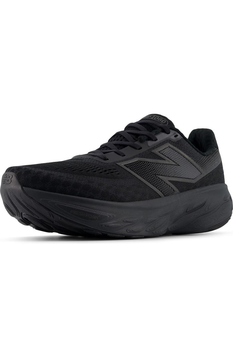 New Balance Fresh Foam X 1080 v14 Running Shoe, Alternate, color, Black/ Black Metallic