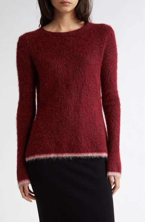 ZANKOV Taisa Split Back Sweater in Dahlia 