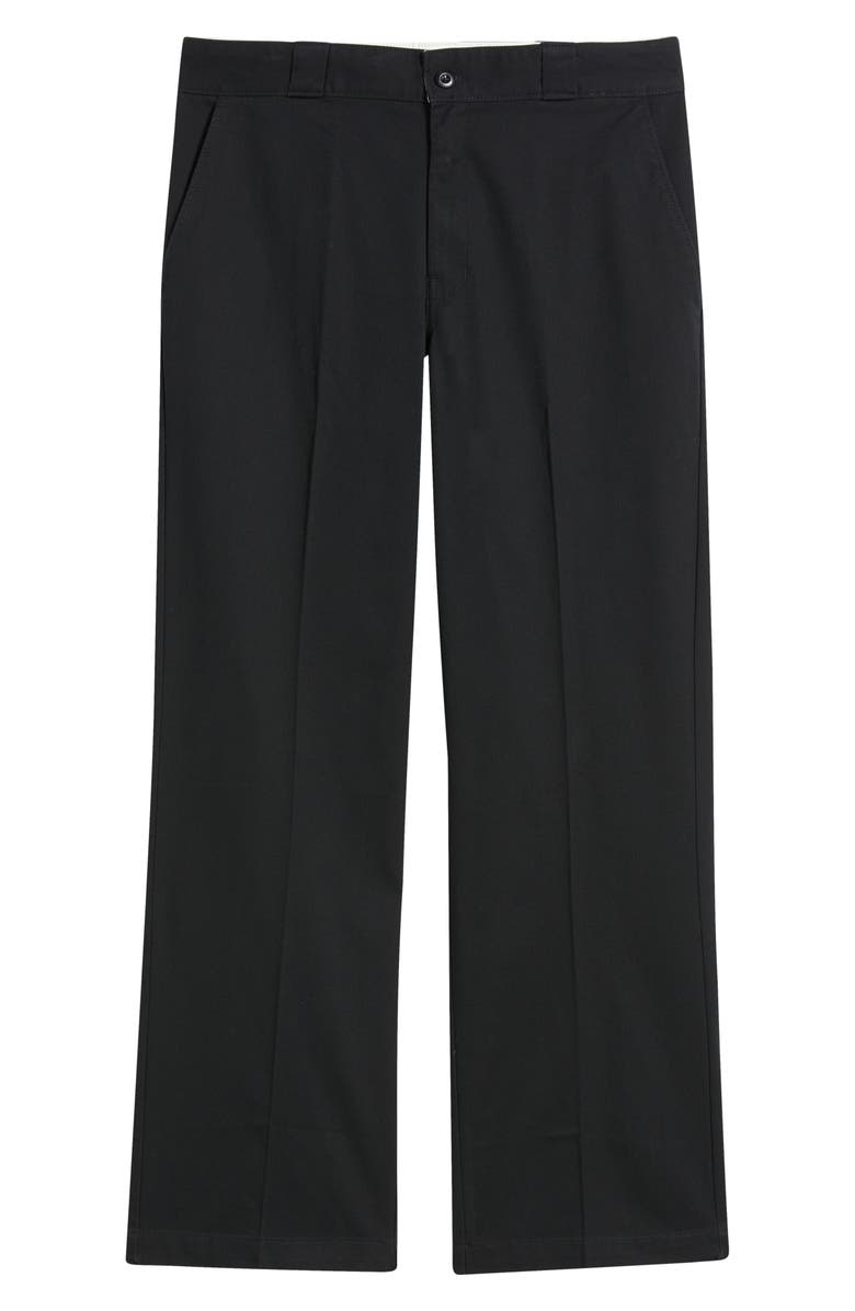 Dickies 247 Flat Front Cotton Work Pants, Alternate, color, Black