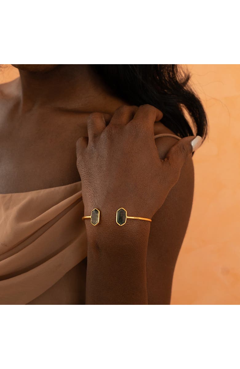 Dhwani Bhansal ZELENA BRACELET, Alternate, color, Gold Plated