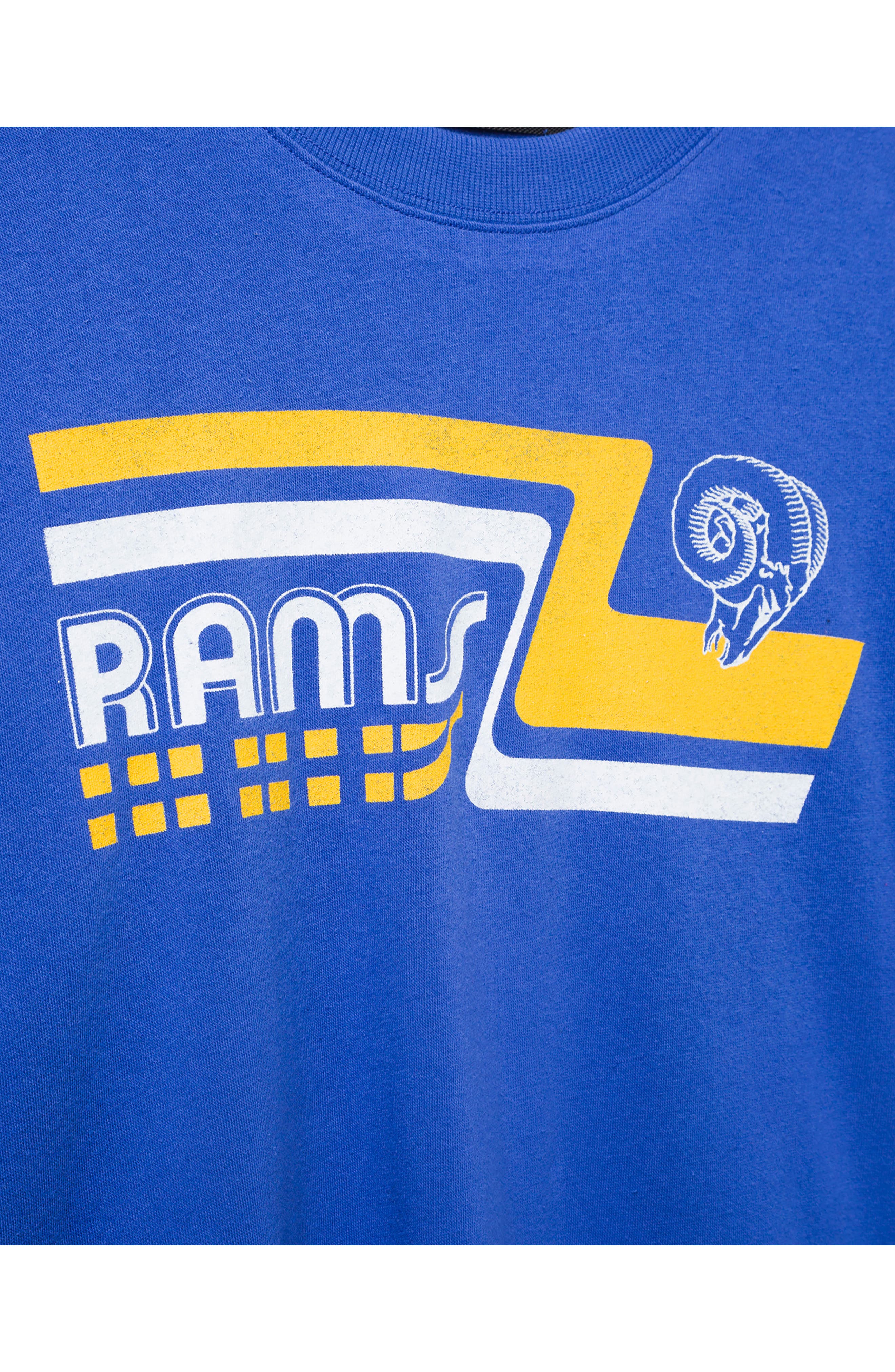 Junk Food Rams Retro Cropped Graphic Sweatshirt (Women) | Nordstromrack