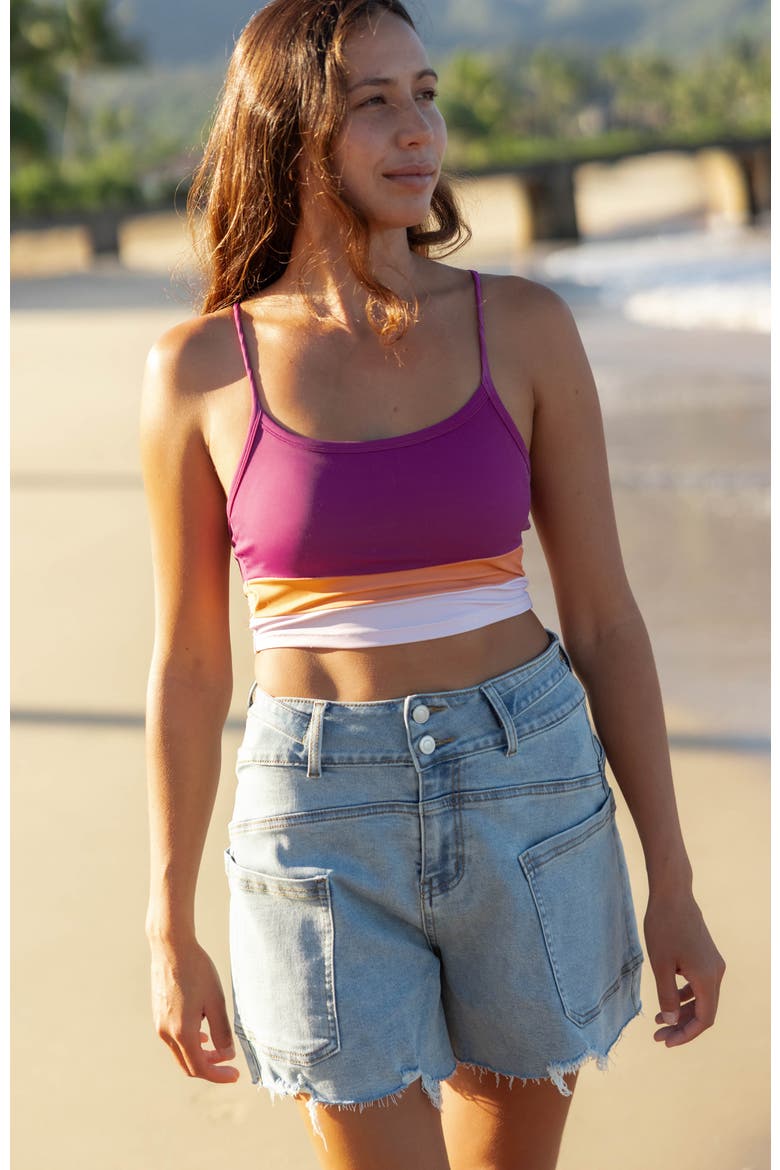 Denim Short, Alternate, color, Denim Wash