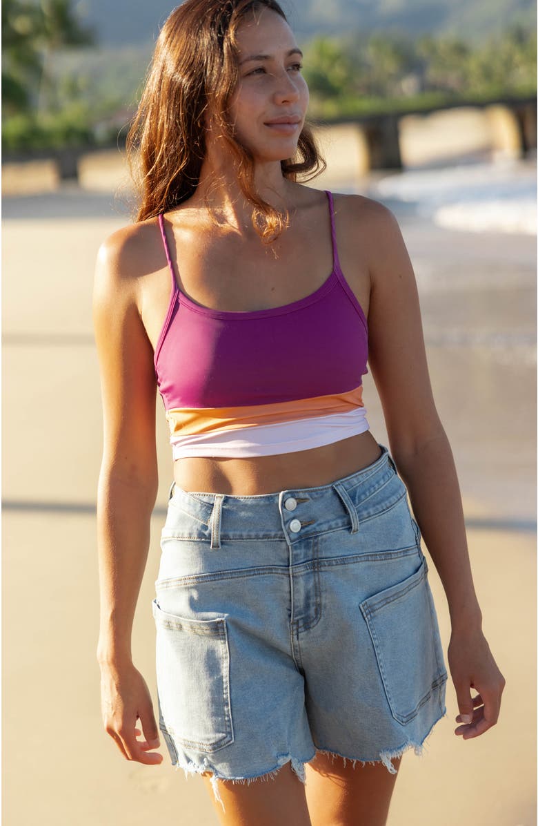 Nani Denim Short, Alternate, color, Denim Wash