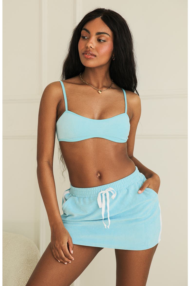 Blair Scoop Neck Bikini Top, Main, color, Pool Terry